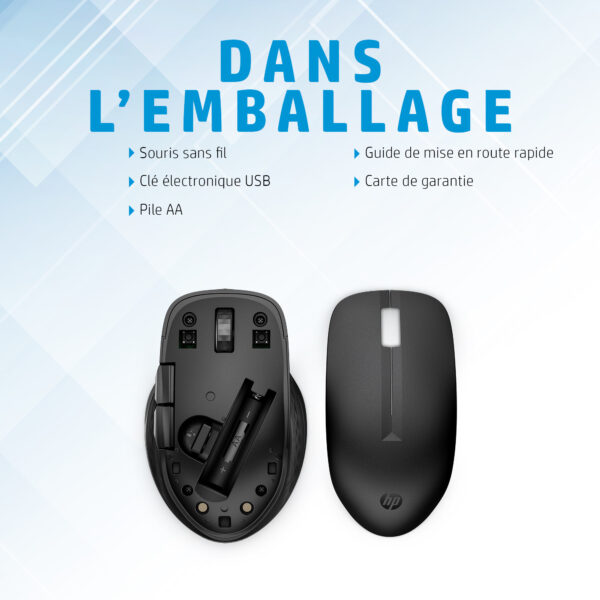 Souris sans fil Bluetooth multi-périphériques HP 435 (3B4Q5AA) – Image 8