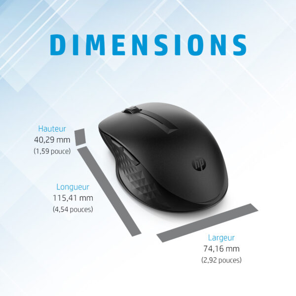 Souris sans fil Bluetooth multi-périphériques HP 435 (3B4Q5AA) – Image 9