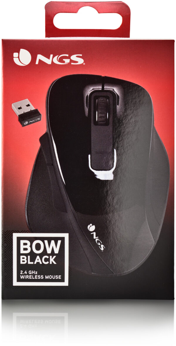 Souris sans fil NGS Bow Noire (BOWBLACK) – Image 5