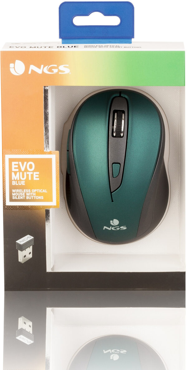 Prix Souris sans fil NGS Evo Mute Bleue (EVOMUTEBLUE) -  77.00 -  77.00 – Image 5