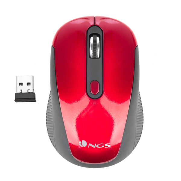 Prix Souris sans fil NGS Haze Rouge avec nano-récepteur (HAZERED) -  72.00 -  72.00