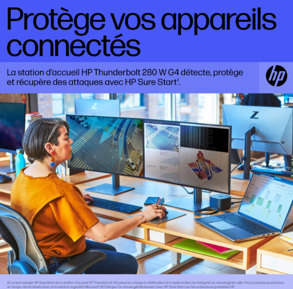 station daccueil hp thunderbolt 280 w g4 avec cable combo 4j0g4aa 8 scaled