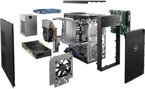 Prix Station de travail Dell Precision 3640 Tour (DL-PR3640-W-1250-A) -  -  – Image 3