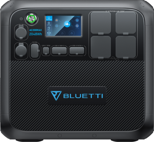 station denergie extensible bluetti ac200max 2200w 2048wh ac200max eu gy bl 00