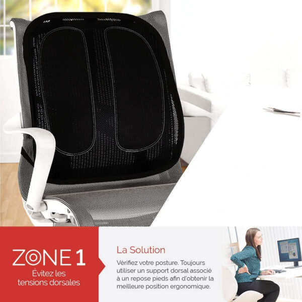 Prix Support dorsal en maille Fellowes Office Suites™ (9191301) -  552.00 -  552.00 – Image 4