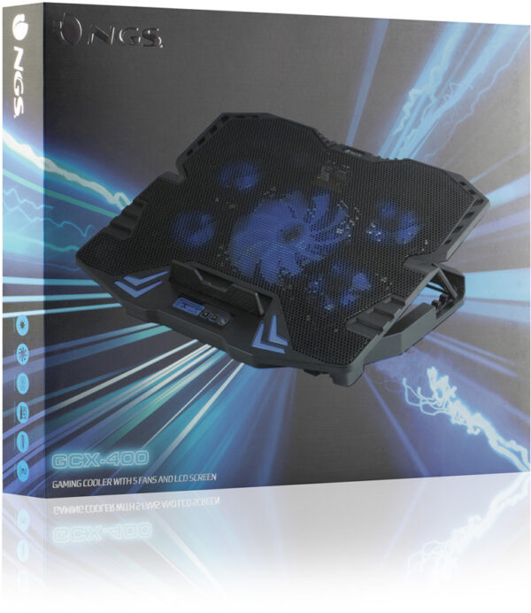 Prix Support ventilé pour PC portable NGS Gaming Cooler GCX-400 -  -  – Image 5