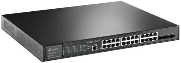 Prix Switch administrable TP-Link TL-SG3428XMP JetStream 24 ports PoE+ Gigabit et 4 ports 10GE SFP+ L2+ -  7392.00 -  7392.00 – Image 2