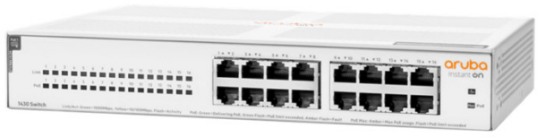 Switch Aruba Instant On 1430 16G classe 4 PoE 124 W (R8R48A)