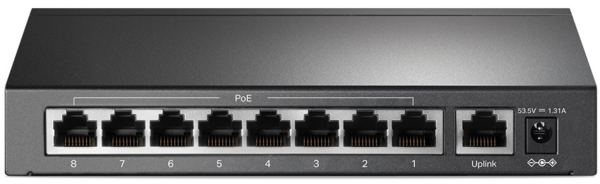 Switch de bureau TP-Link TL-SF1009P 9 ports 10/100 Mbps avec PoE + 8 ports – Image 3