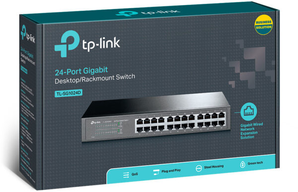 Prix Switch de bureau TP-Link TL-SG1024D 24 ports Gigabit -  1272.00 -  1272.00 – Image 4
