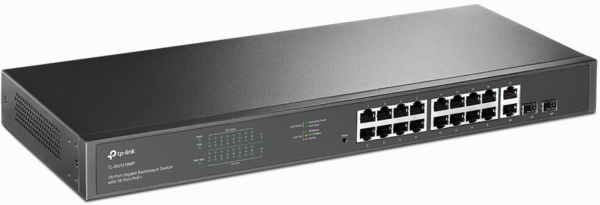 Switch TP-Link TL-SG1218MP 18 ports Gigabit rackable avec 16 PoE+ – Image 2