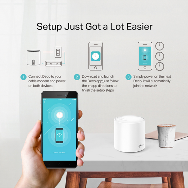 Système WiFi 6 TP-Link Deco X20 mesh AX1800 Whole-Home 1 pack (DECOX20_1-PACK) – Image 4