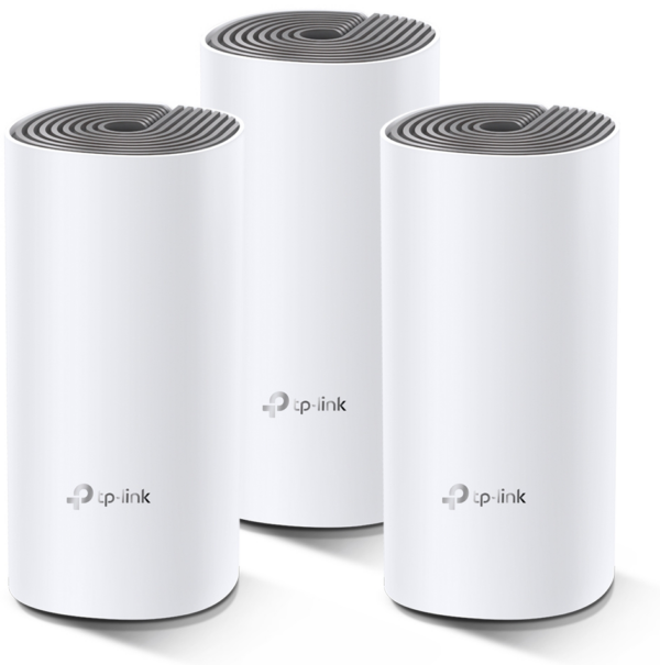 Système WiFi Mesh TP-Link Deco E4 AC1200 pour toute la maison 3 packs (DECOE4_3-PACK)