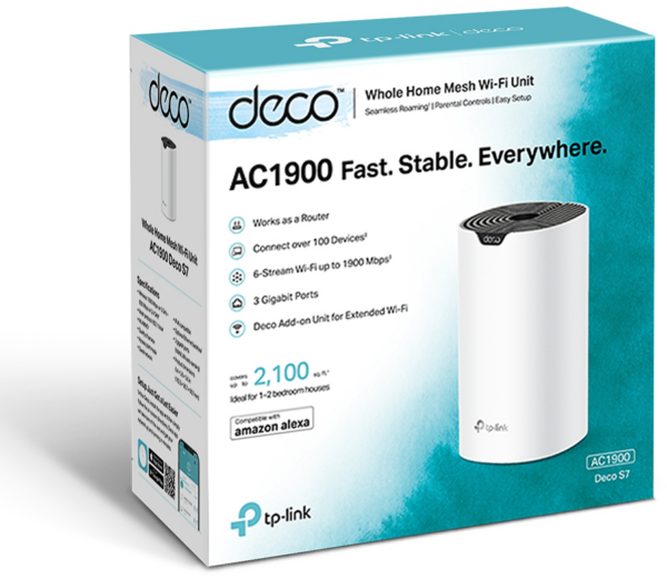 Système WiFi Mesh TP-Link Deco S7 AC1900  pour toute la maison  1 pack (DECOS7_1-PACK) – Image 6
