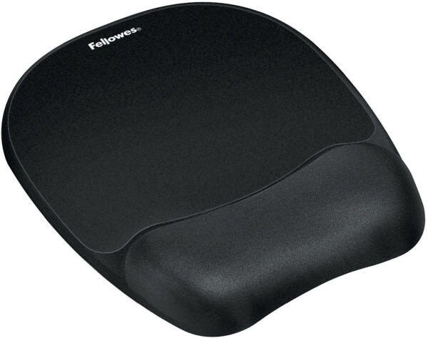 Tapis de souris - repose-poignet Ergo Mousse Noir (9176501)