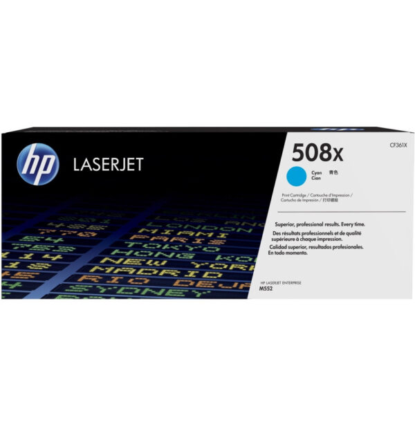 Prix HP 508X Cyan (CF361X) - Toner grande capacité HP LaserJet d'origine -  6973.00 -  6973.00