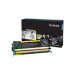 Toner Jaune 7000 pages Lexmark C746, C748 Return Program (C746A1YG)